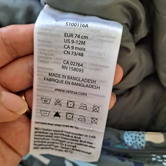 COPY - Reima TODDLERS PUHURI Snowsuit - Picture 4 of 10